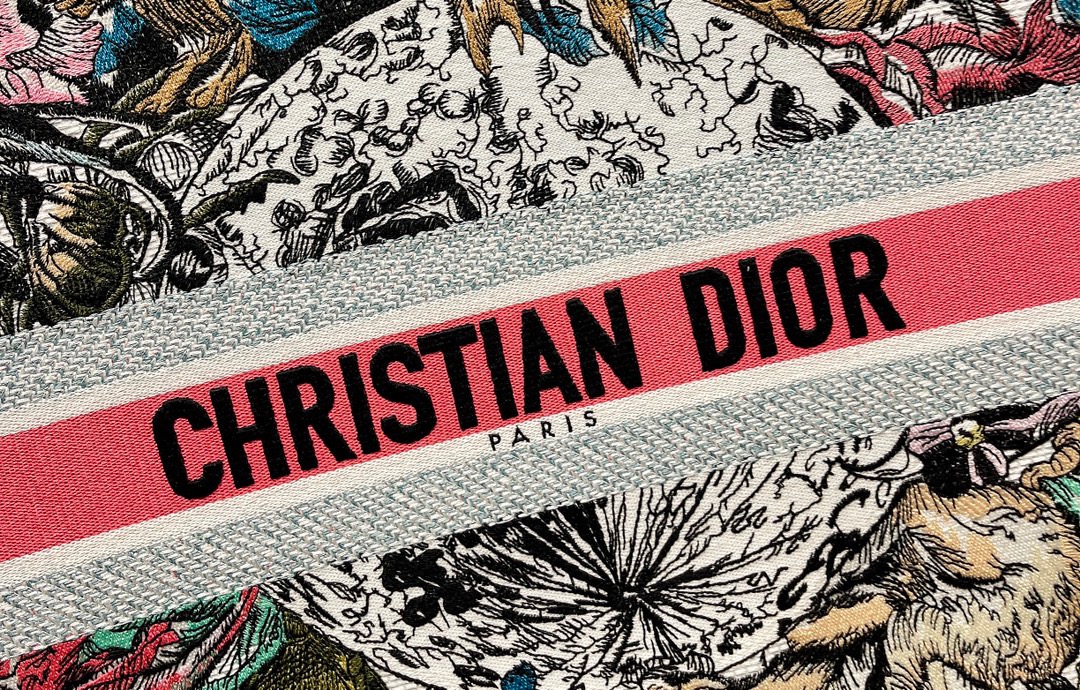 Christian Dior Large Dior Book Tote Red Multicolor. For Women. Women's Handbags 16.5in/42cm CD - Soul Replicas