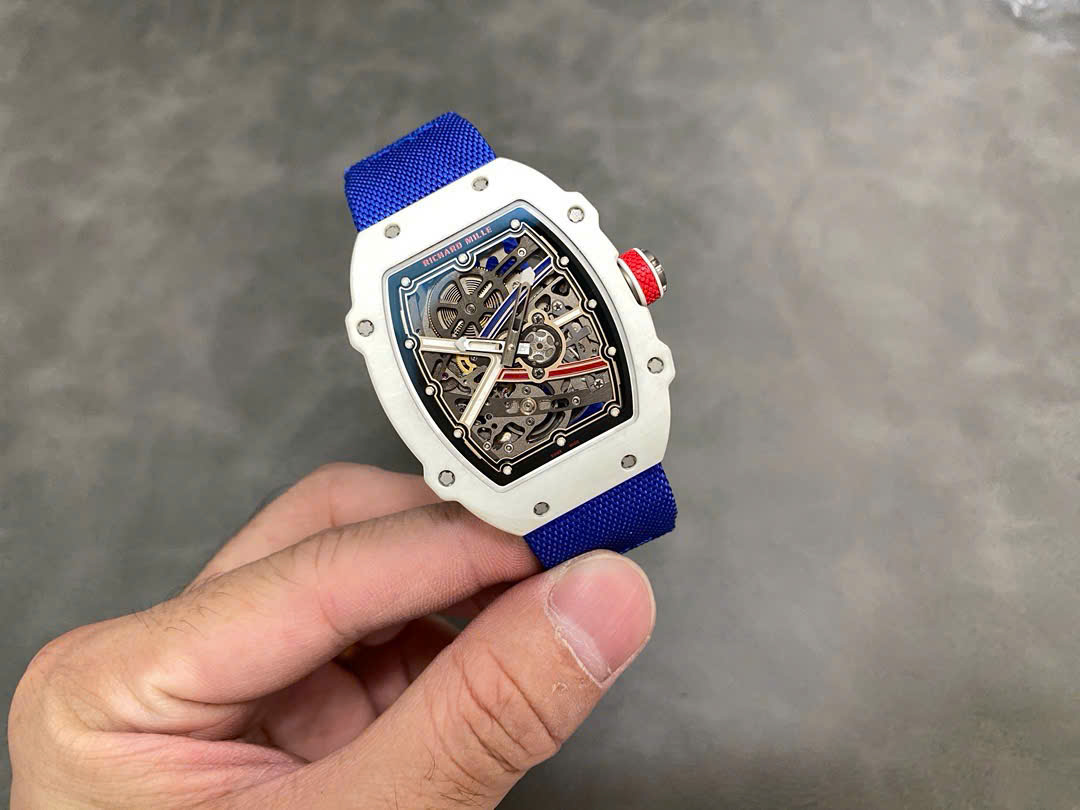 Richard Mille RM67-02 Refined Case White Carbon Super Light 37 Grams 38.7×47.52mm - Soul Replicas