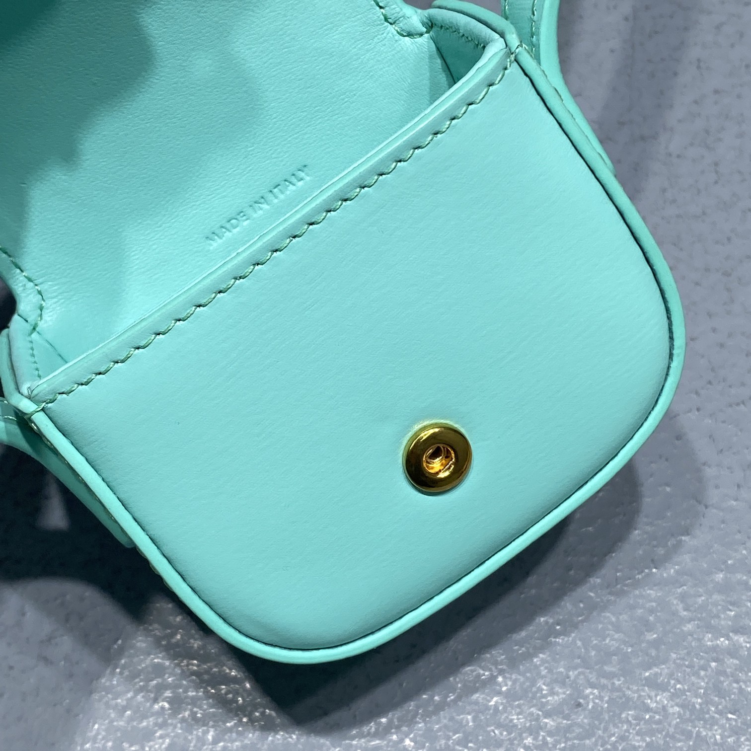 Celine Mini Triomphe Ice Mint For Women 4in/11cm 10I513DPV.29IM - Soul Replicas