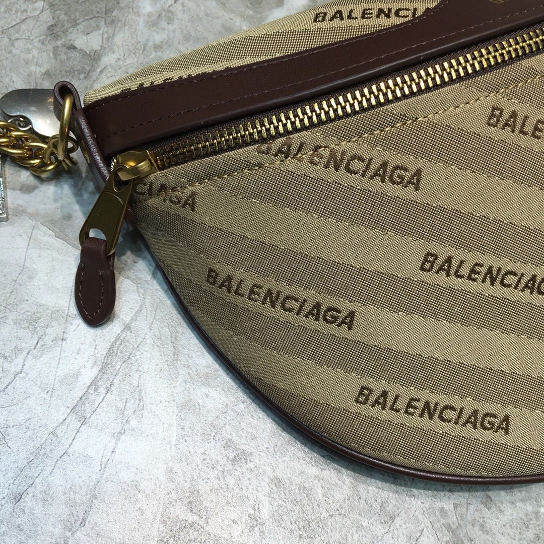 Balenciaga Souvenir XS Belt Bag In Brown. For Women. Women-s Bags 9.5in/24cm - Soul Replicas