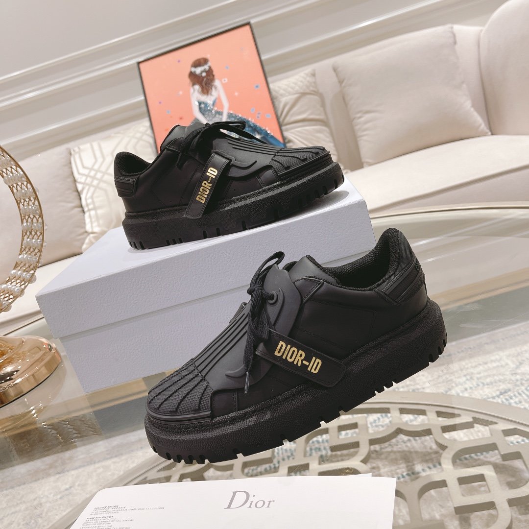 Christian Dior-ID Sneaker Rubber Black For Women CD - Soul Replicas