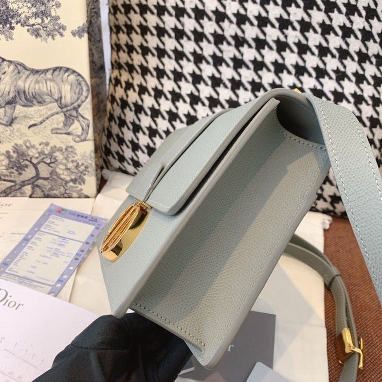 Christian Dior Medium 30 Montaigne Bag Blue-Gray Box For Women 24cm/9in CD - Soul Replicas