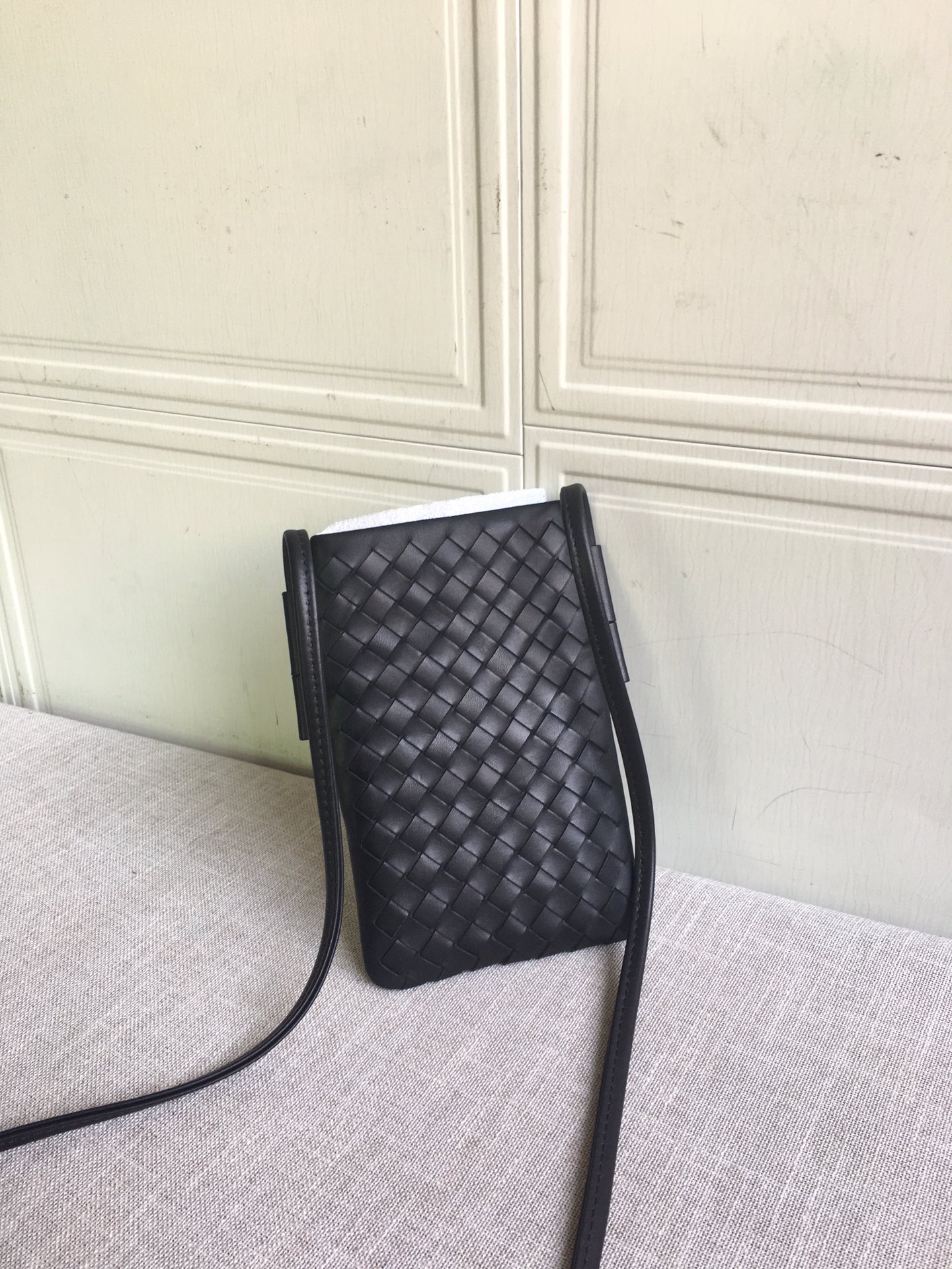 Bottega Veneta Zipped Card Case Shoulder Black. For Women. Women's Bags 7.4in/19cm - Soul Replicas