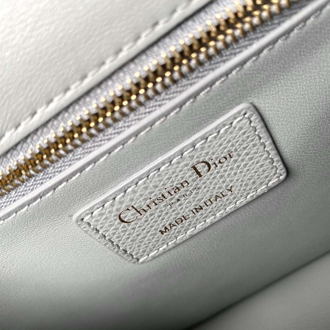 Christian Dior Azure Gray Gradient Handle Bag For Women 24cm/9.5in CD - Soul Replicas