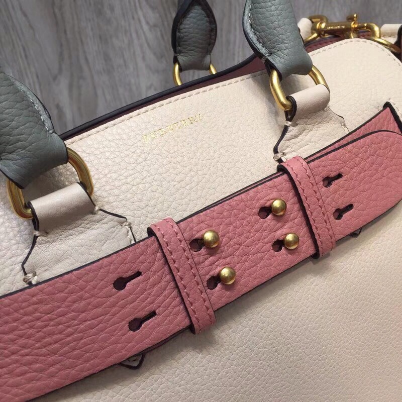 Burberry Small Triple Stud Belt Bag Cream For Women. Women-s Bags 14in/36cm - Soul Replicas