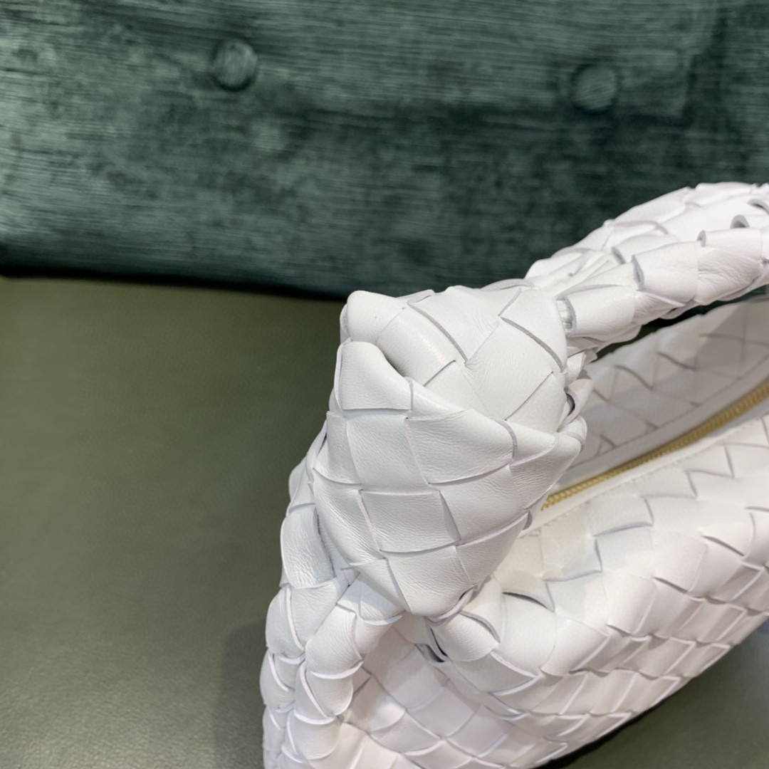 Bottega Veneta Mini Jodie Bag For Women 11in/28cm In Chalk 651876VCPP59143 - Soul Replicas