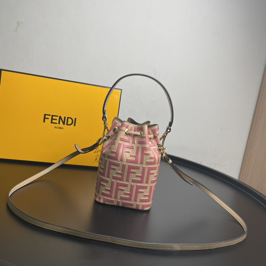 Fendi Mon Tresor Pink Mini Bag For Woman 18cm/7in - Soul Replicas
