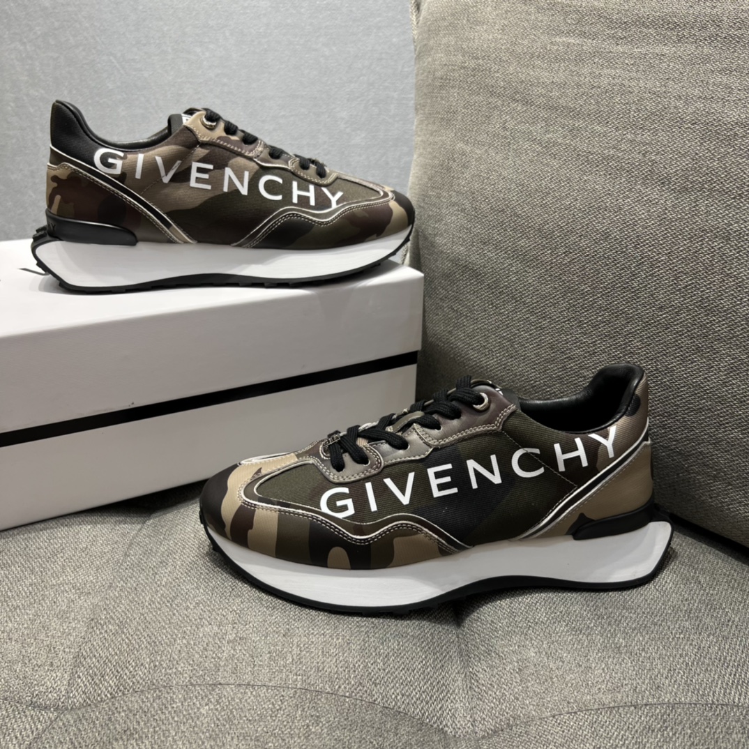 Givenchy GIV Runner Sneakers Brown For Men GVC - Soul Replicas