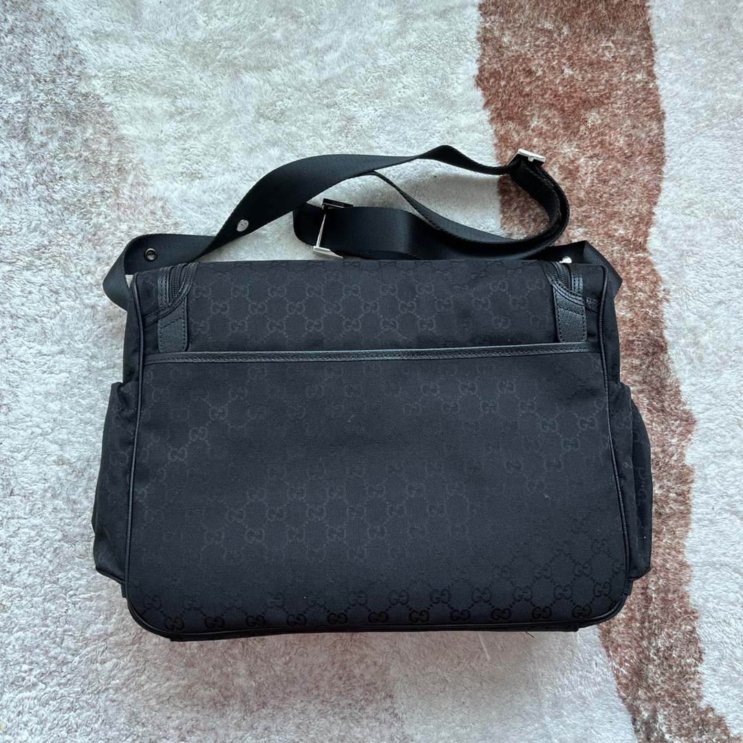 Original Gucci Baby Changing Bag Black For Women. Women-s Bags 16.9in/43cm Gucci - Soul Replicas