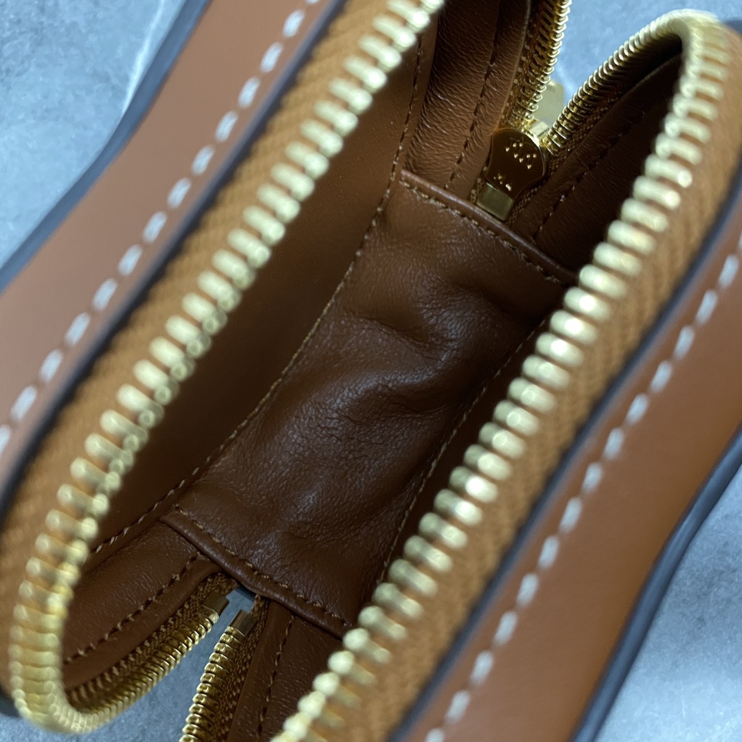 Celine Small Heart Crossbody Bag Tan For Women 3in/8cm 10J113DZW.04LU - Soul Replicas