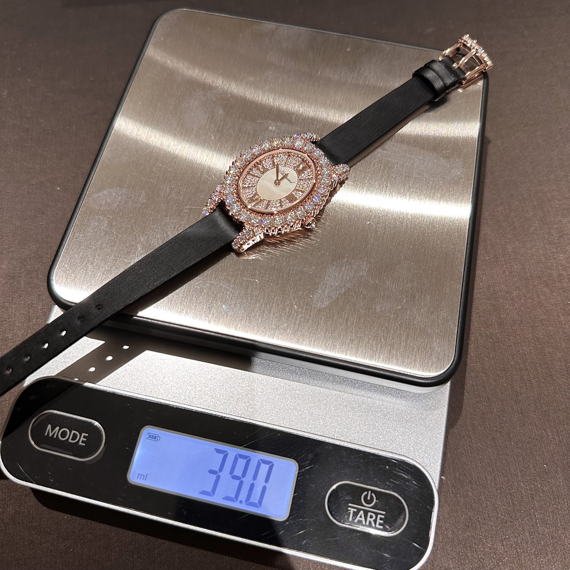 Chopard Gold Wrapped Replica Women-s Watch Moissanite Diamonds 34mm - Soul Replicas