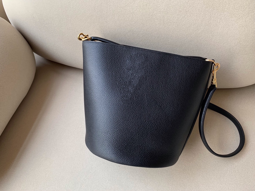 Celine Bucket 16 Bag Black For Women 10in/25cm 195573CR4.38NO - Soul Replicas