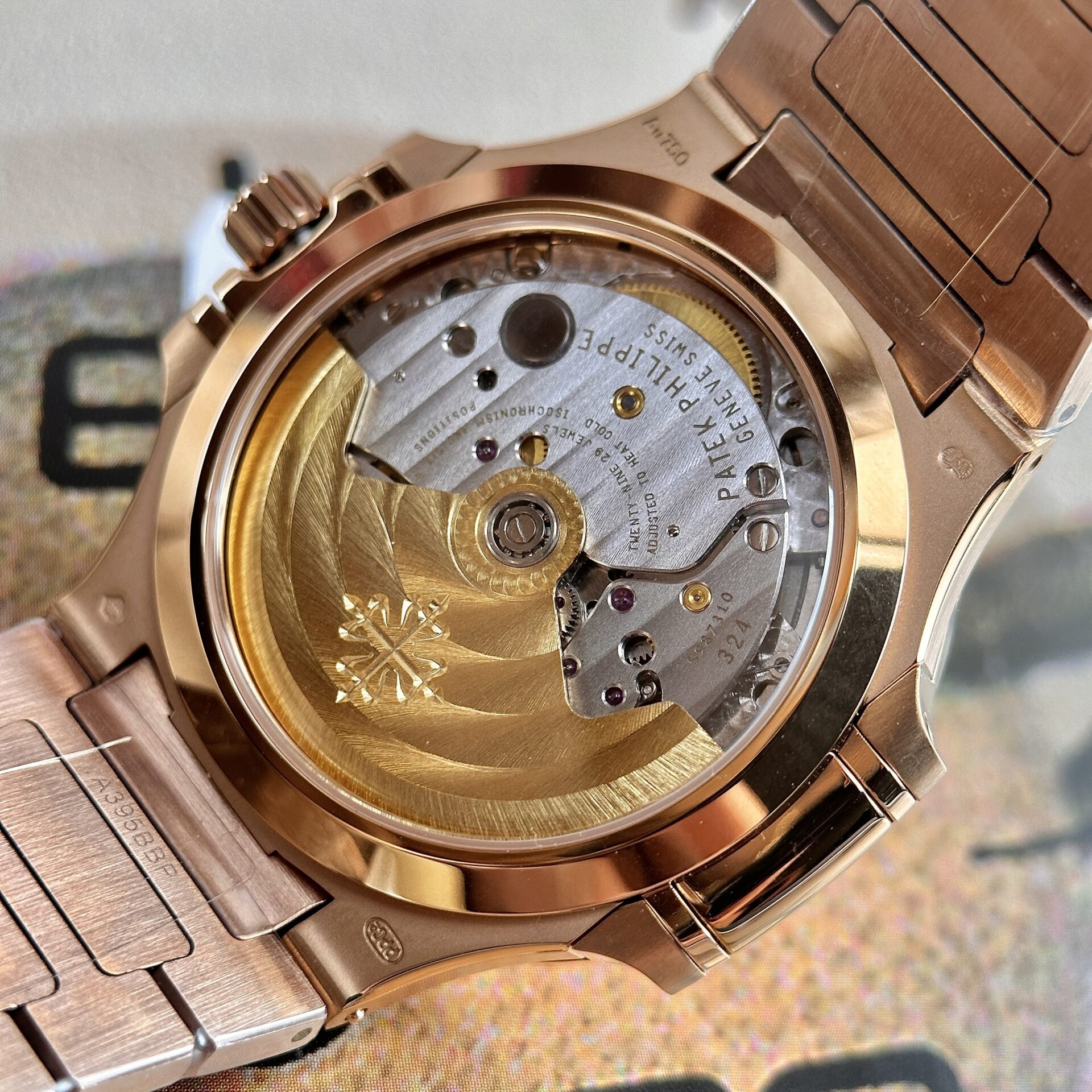 Patek Philippe Nautilus 7118 Replica Watch Rose Gold 3K Factory 35.2mm - Soul Replicas