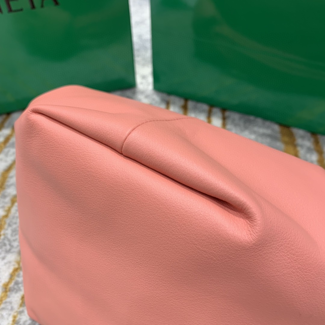 Bottega Veneta Double Knot Bag For Women 11.8in/30cm In Pink - Soul Replicas