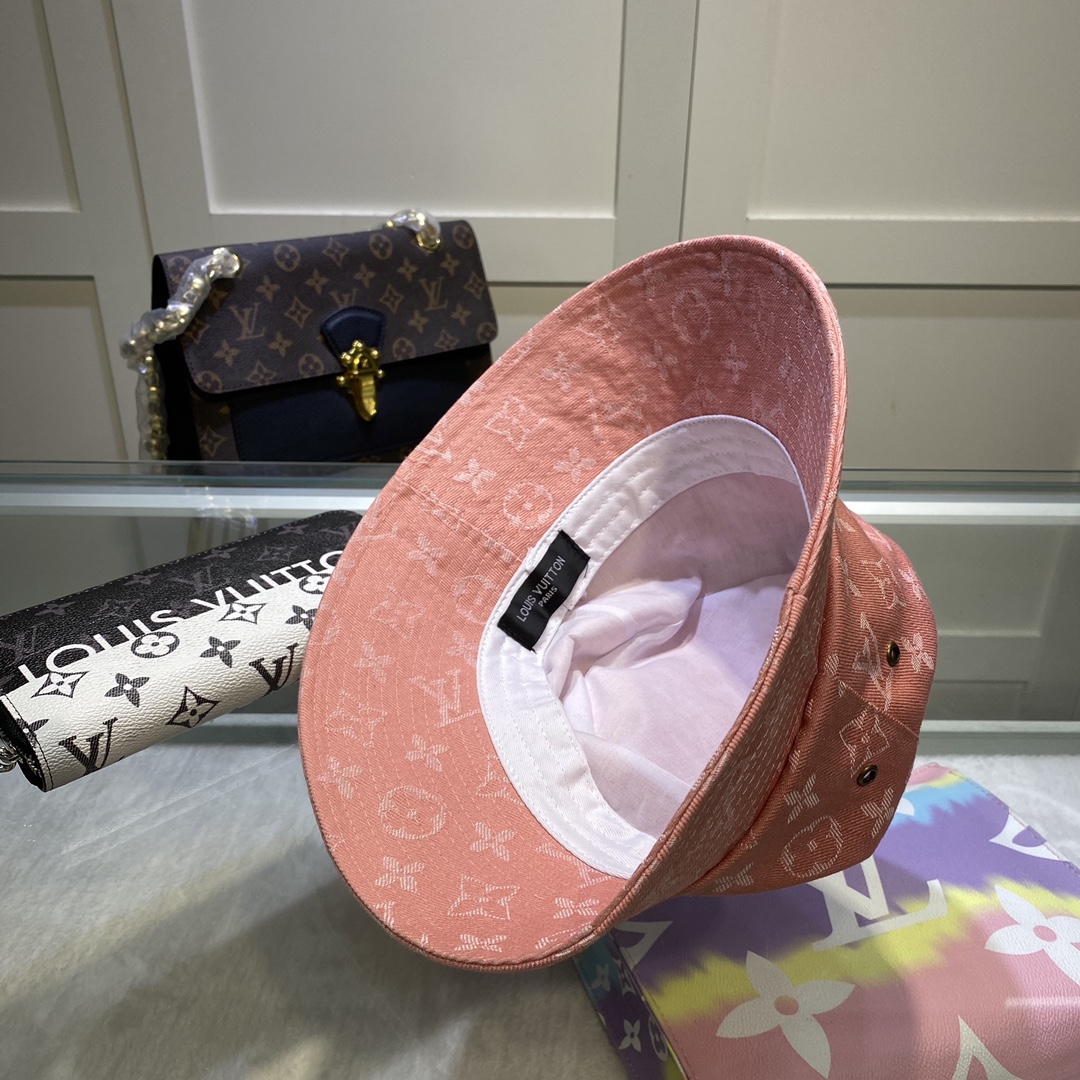 Louis Vuitton Buddy Bucket Hat In Pink - Soul Replicas