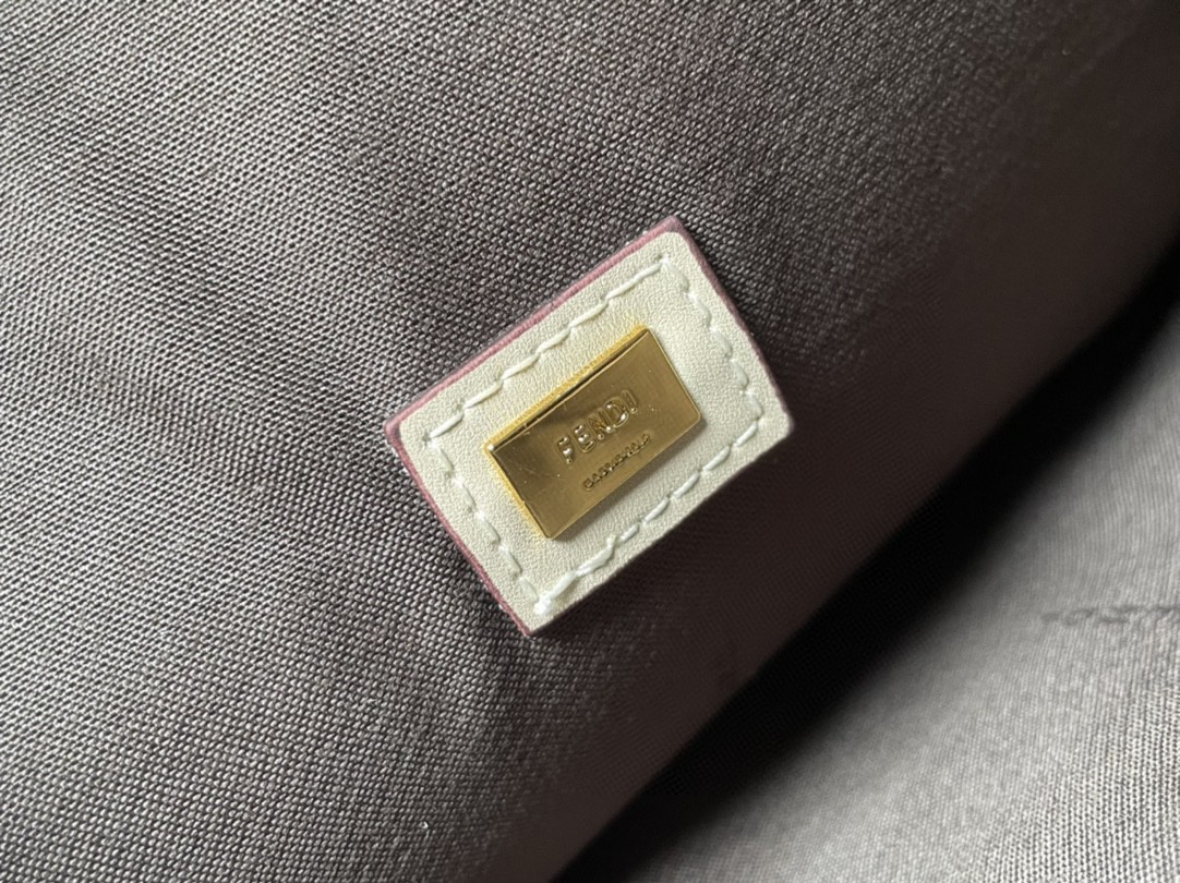 Fendi Flat Pouch White Large Pouch Bag For Woman 34cm/13in 8N0178AC9LF0K7E - Soul Replicas