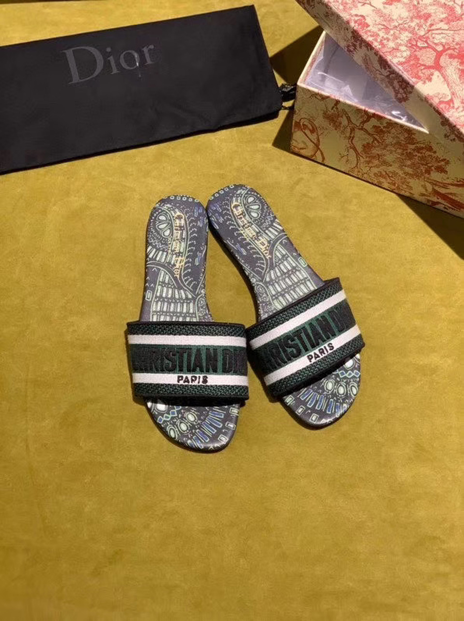 Christian Dior Dway Slide Multi Color For Women CD - Soul Replicas