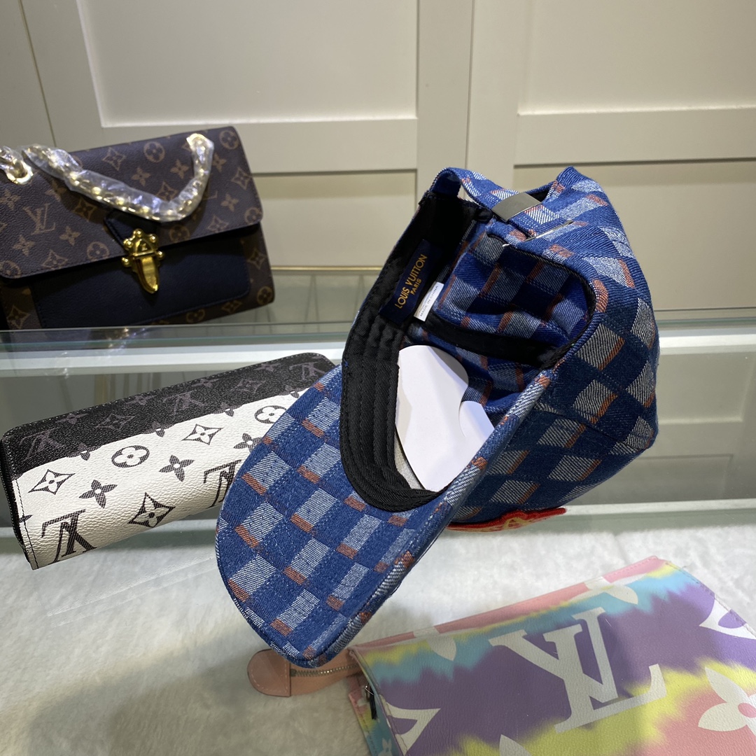 Louis Vuitton Be My Cap In Blue - Soul Replicas