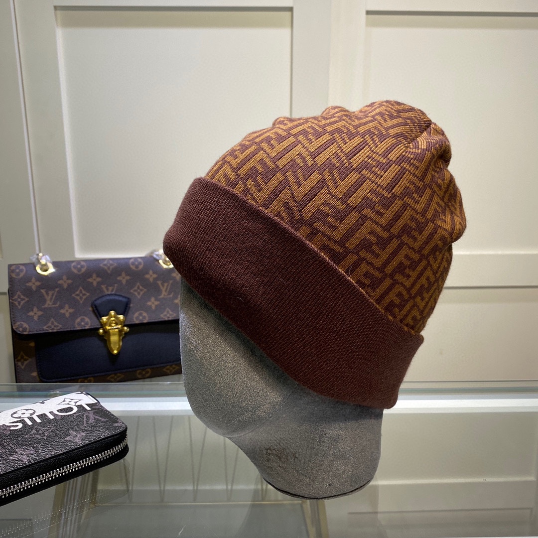 Fendi Beanie In Brown - Soul Replicas
