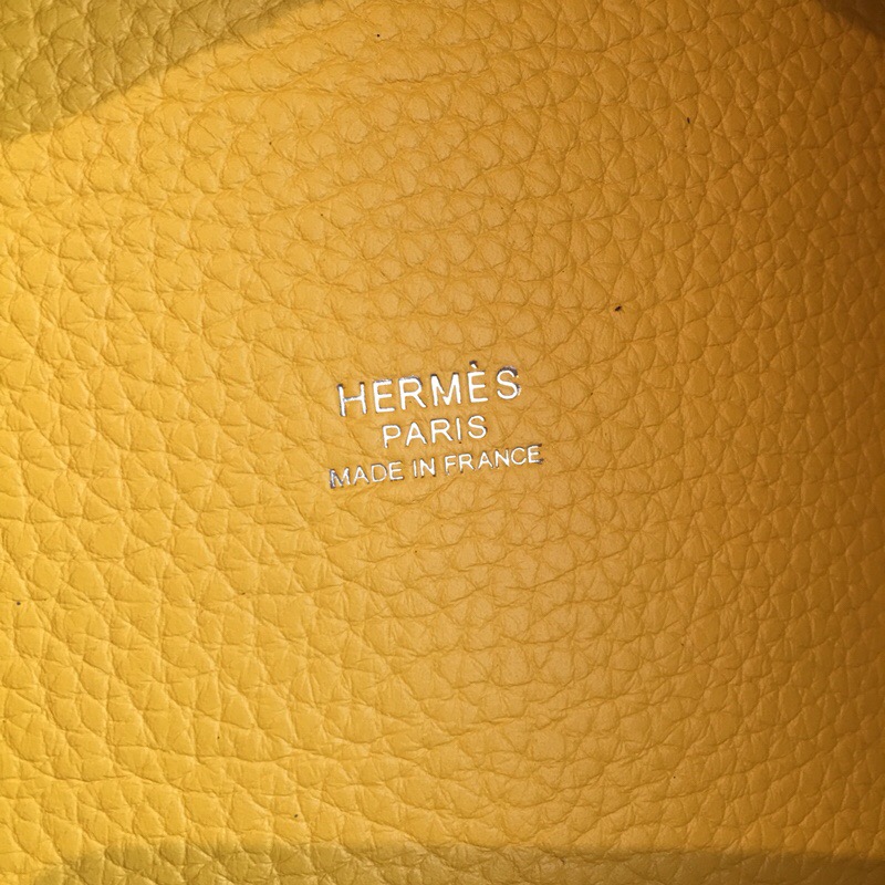 Hermes Picotin Lock 18 Yellow Clemence Palladium Hardware For Women 7.5in/19cm - Soul Replicas