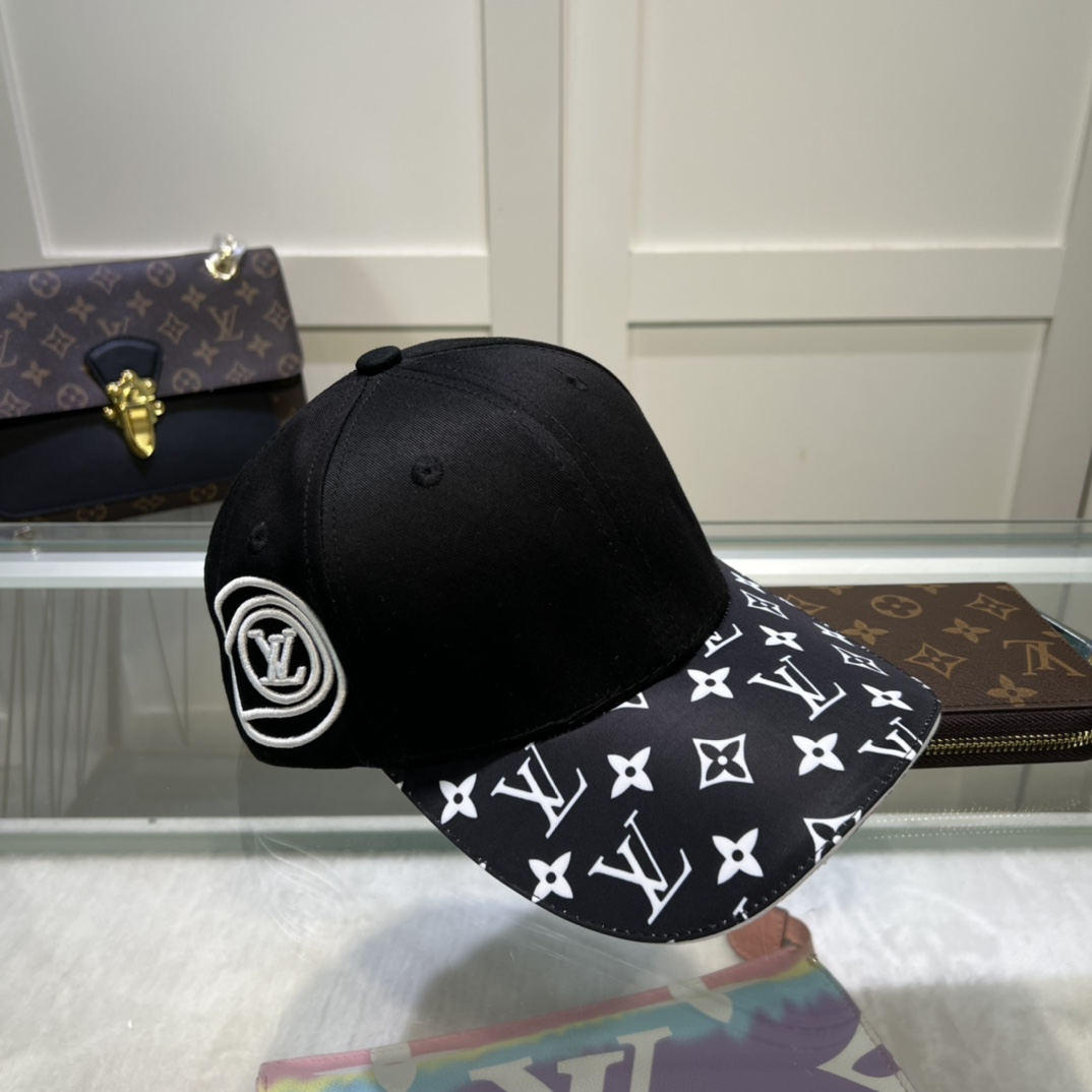 Louis Vuitton Match Cap Black LV Cap - Soul Replicas