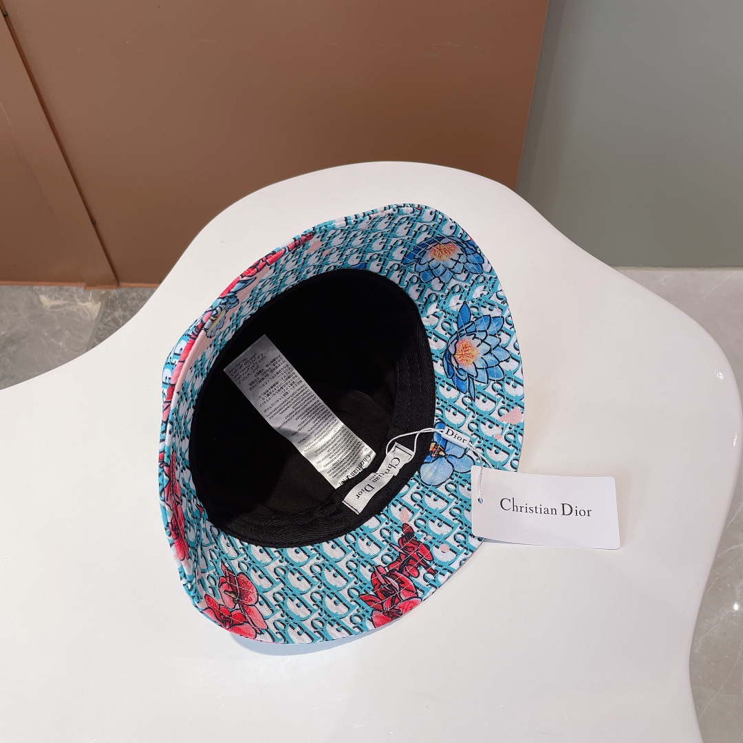 Christian Dior Bucket Hat Light Blue Hat - Soul Replicas