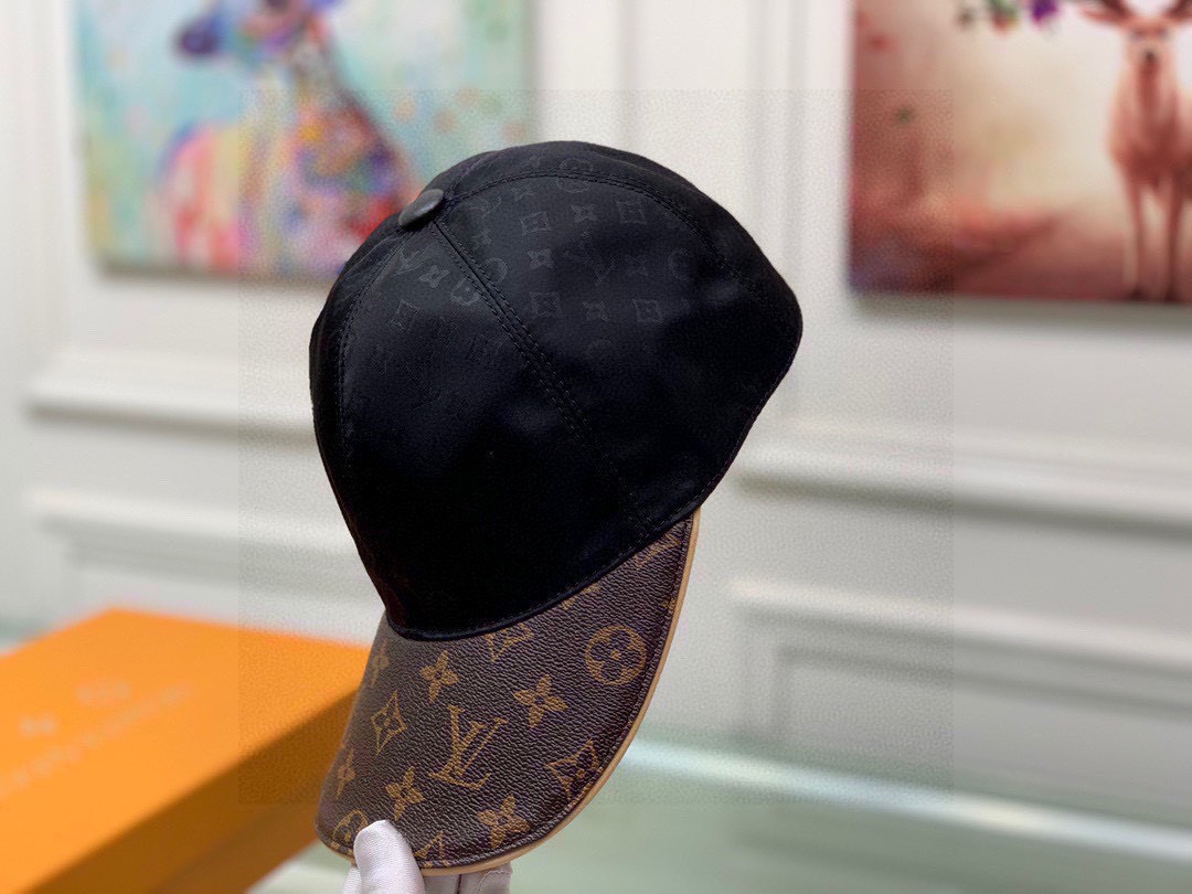 Louis Vuitton Be My Cap Black LV Cap - Soul Replicas