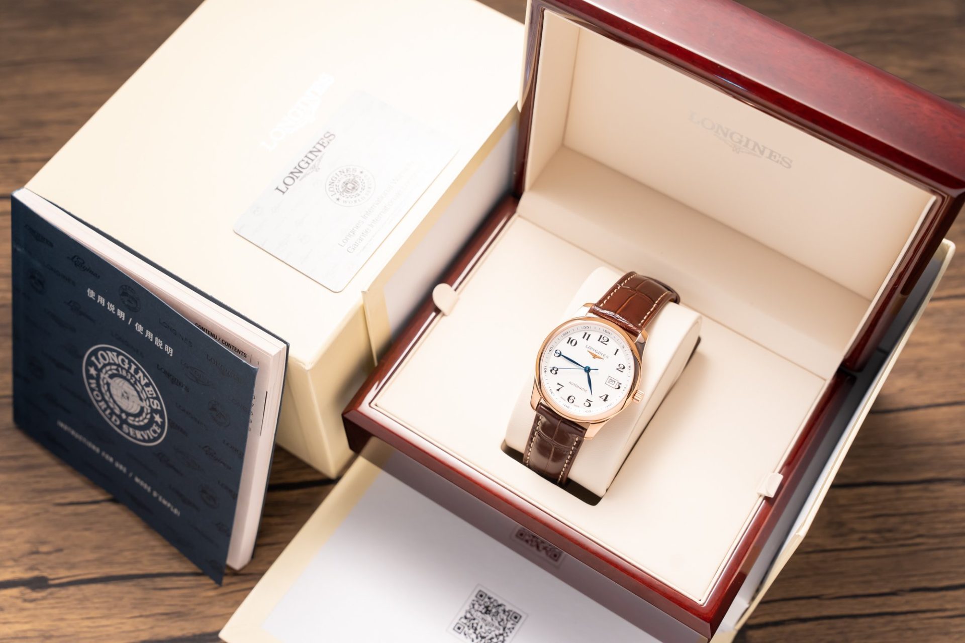 Longines Replica Watch Master Collection L2.628.5.78.7 White Dial Leather Strap 38.5mm - Soul Replicas
