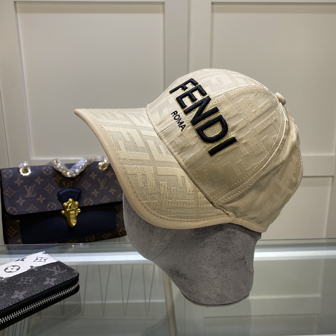 Fendi Baseball Cap Beige Fendi Cap - Soul Replicas
