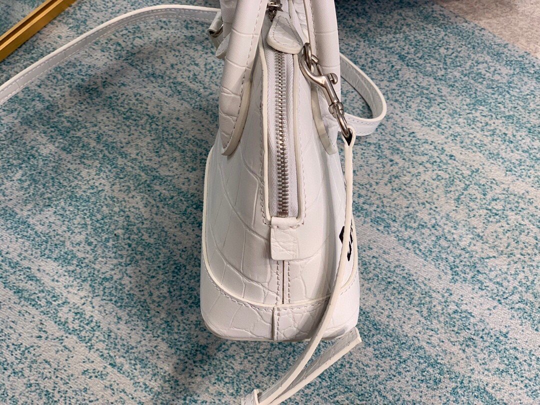 Balenciaga Ville Mini Handbag In White. For Women. Women-s Bags 4.7in/12cm - Soul Replicas