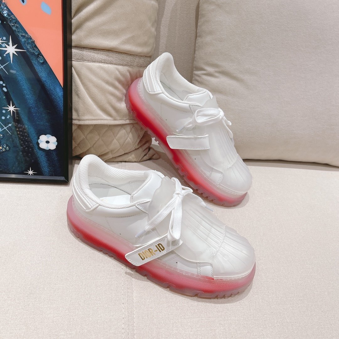 Christian Dior-ID Sneaker Rubber White For Women CD - Soul Replicas