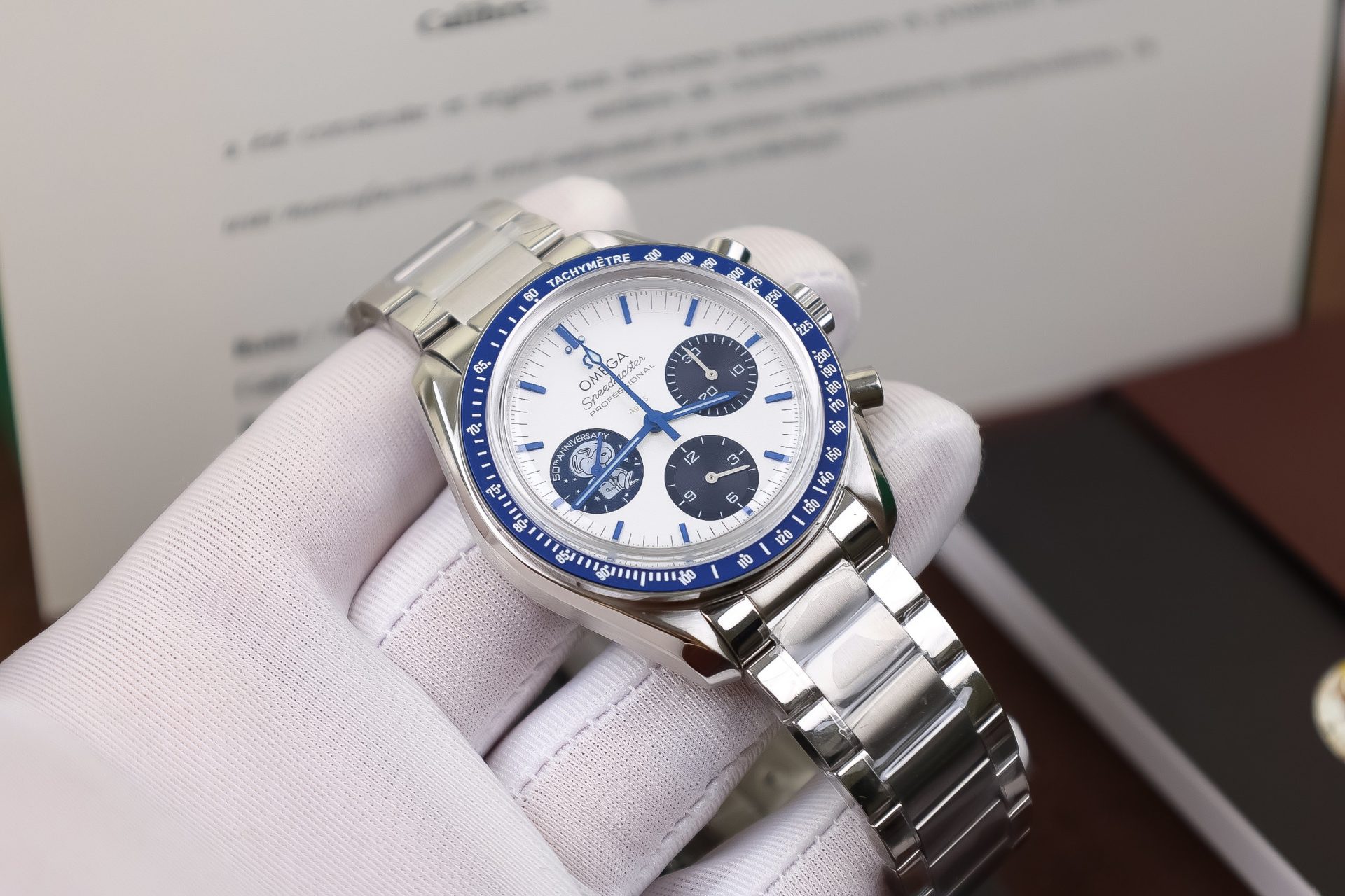Omega Best Replica Watch Speedmaster Snoopy Avard Chronograph N1 Factory 42mm - Soul Replicas