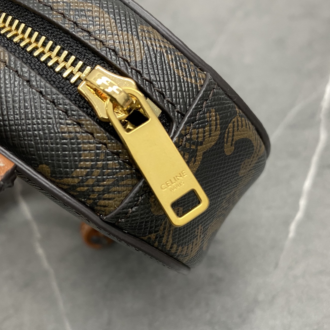 Celine Small Heart Crossbody Bag Tan For Women 3in/8cm  - Soul Replicas