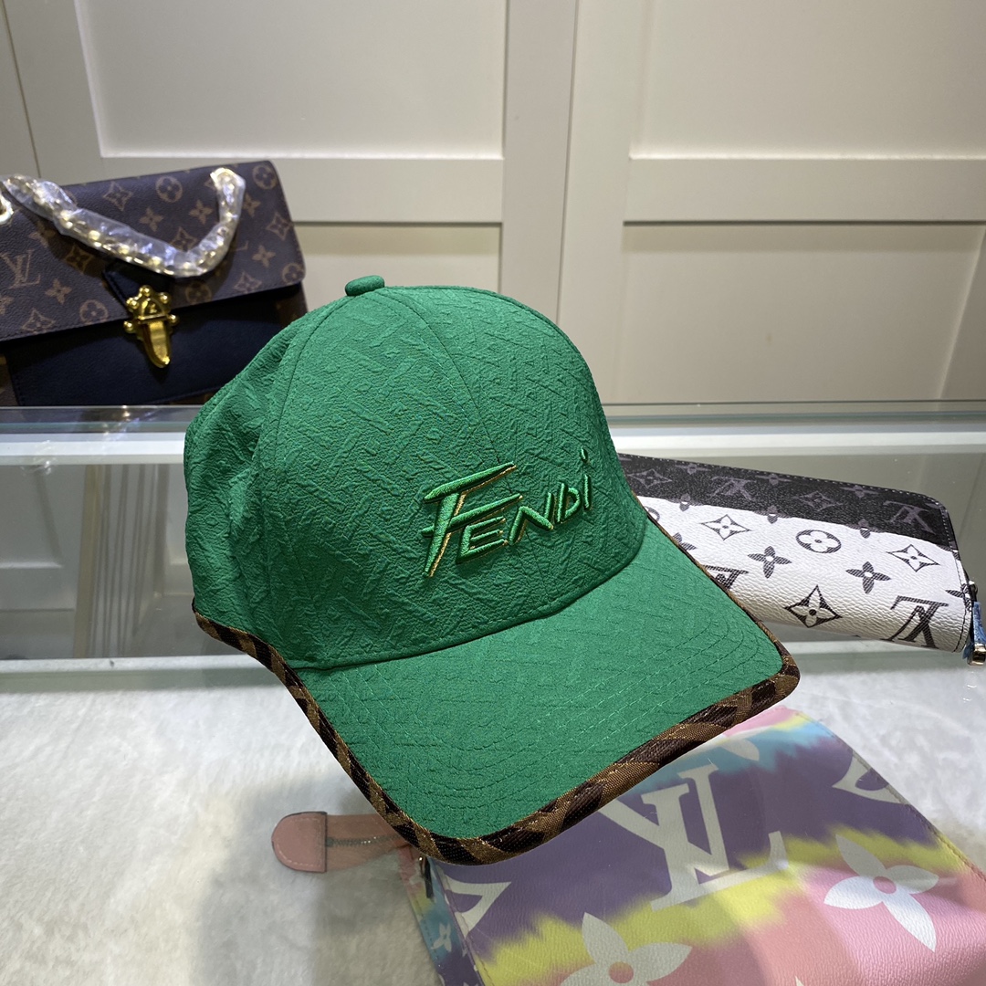 Fendi Baseball Cap Green Fendi Cap - Soul Replicas