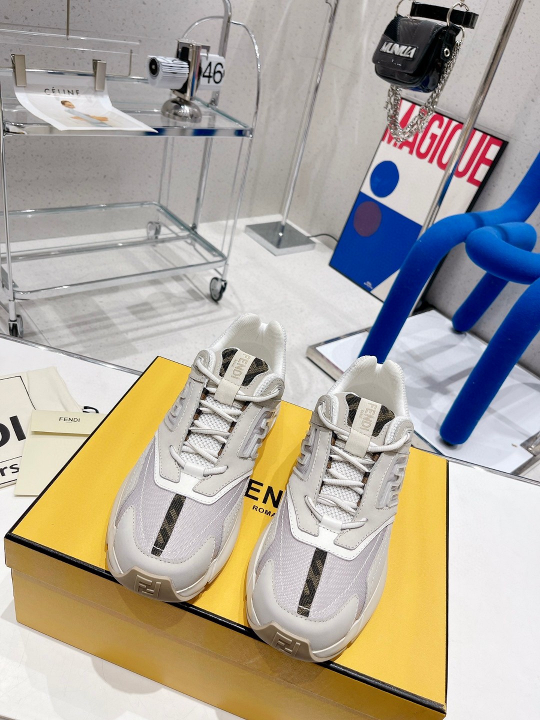 Fendi Nubuck Faster Violet For Women - Soul Replicas