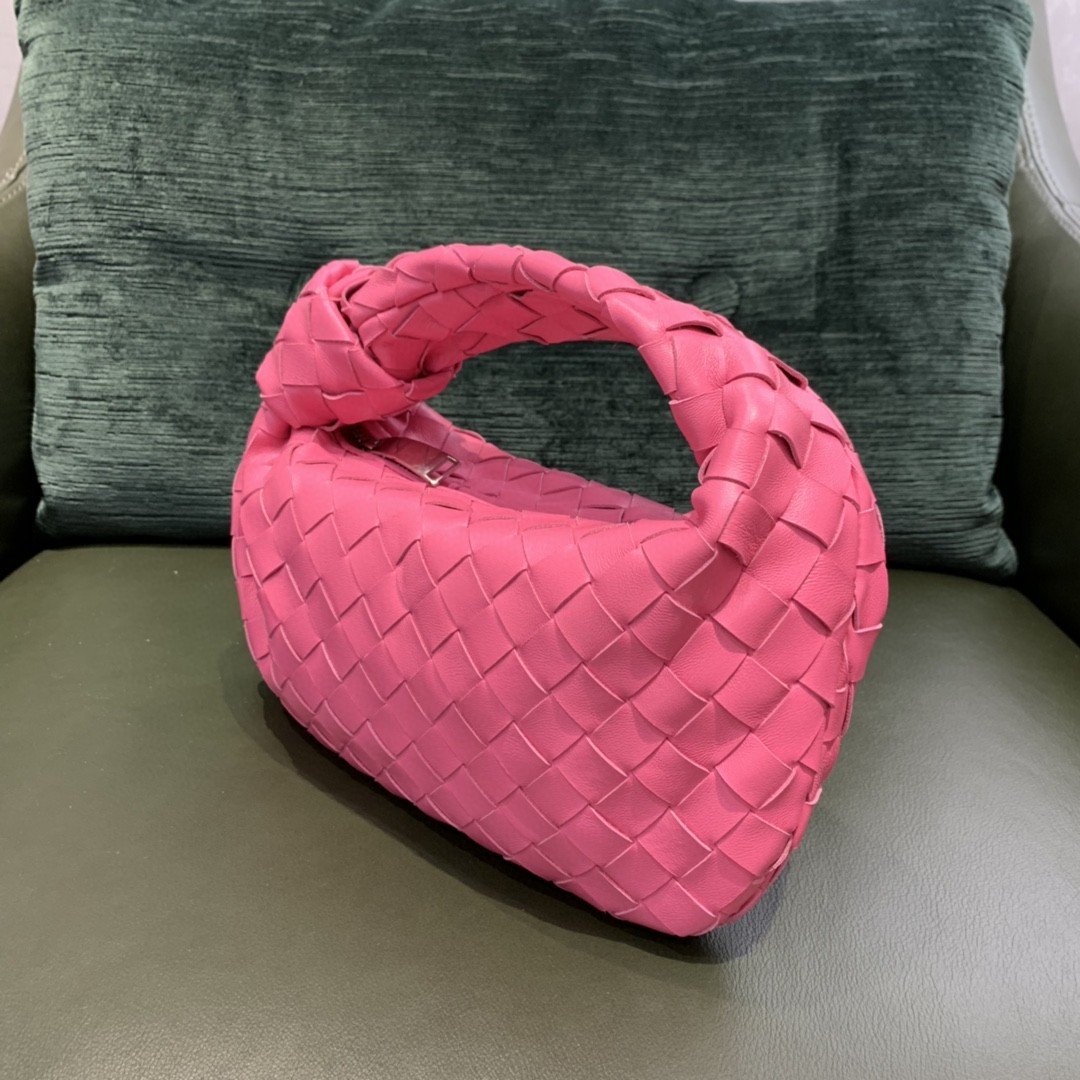 Bottega Veneta Mini Jodie Bag For Women 11in/28cm In Cranberry 651876VCPP56419 - Soul Replicas