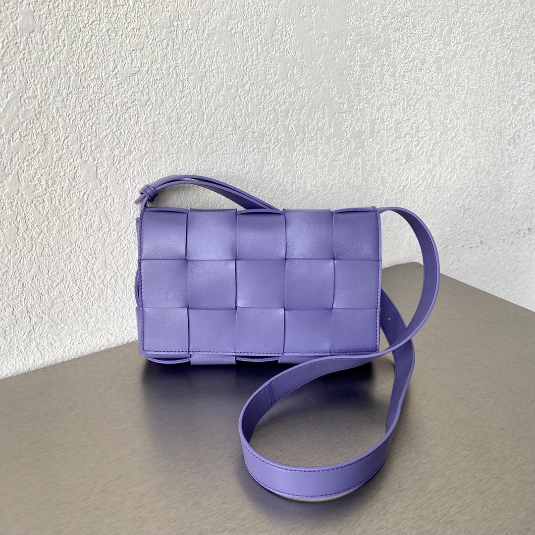 Bottega Veneta Cassette Violet. For Women. Women's Bags 9in/23cm 578004VMAY14214 - Soul Replicas