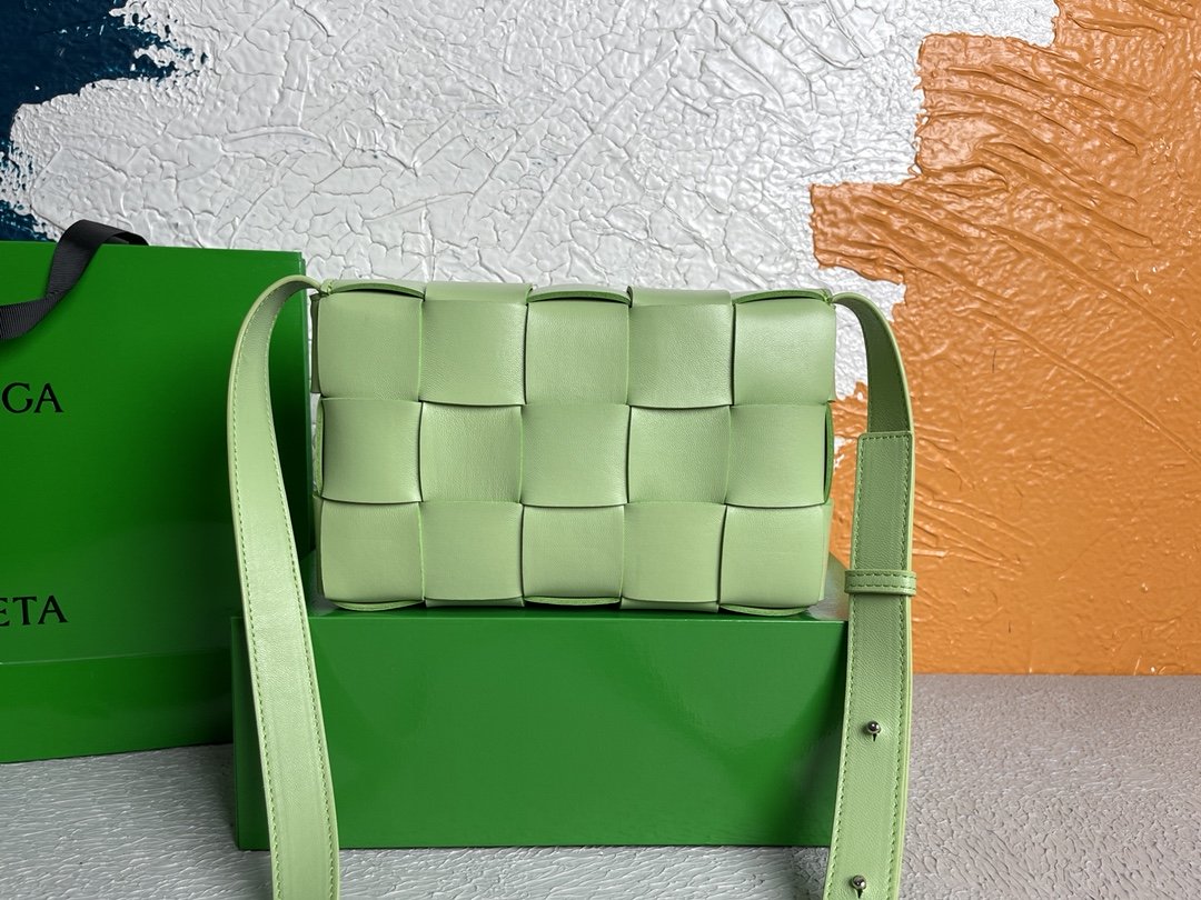 Bottega Veneta Cassette Light Green. For Women. Women's Bags 9.1in/23cm - Soul Replicas