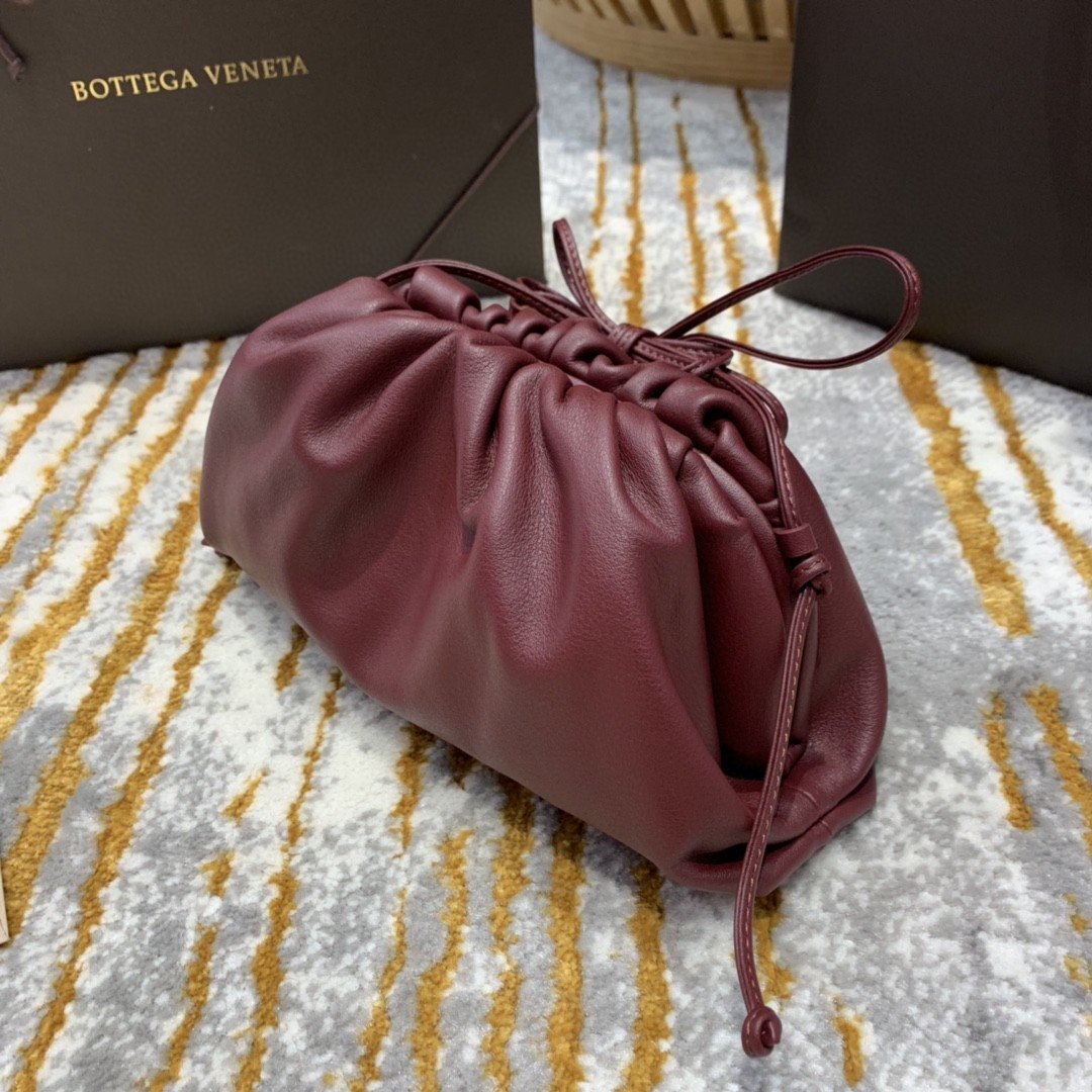 Bottega Veneta Mini Pouch For Women 8.6in/22cm In Purple 585852VCP405562 - Soul Replicas