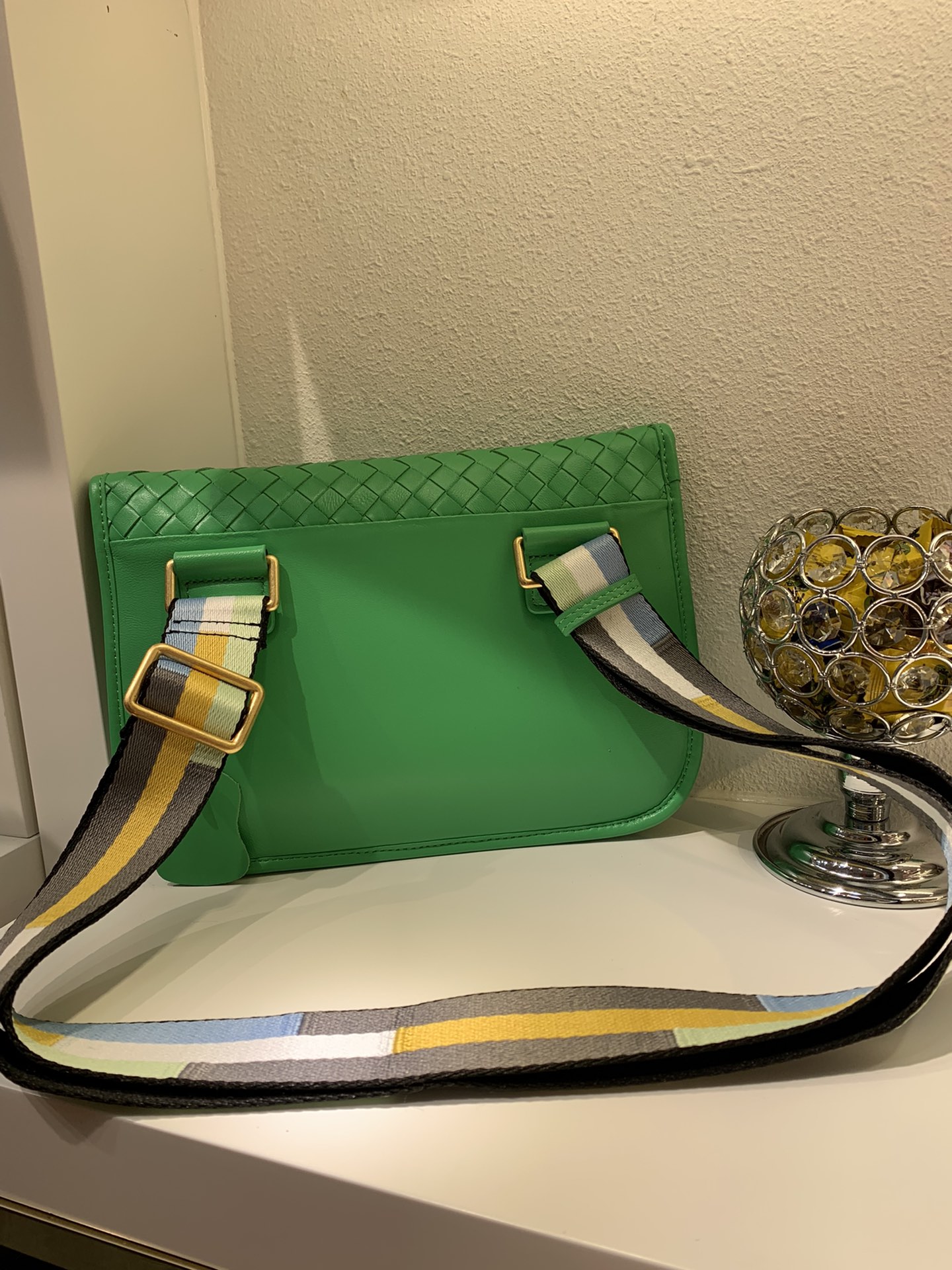 Bottega Veneta Functional Chest Bag Green. For Women. Women-s Bags 10.2in/26cm - Soul Replicas