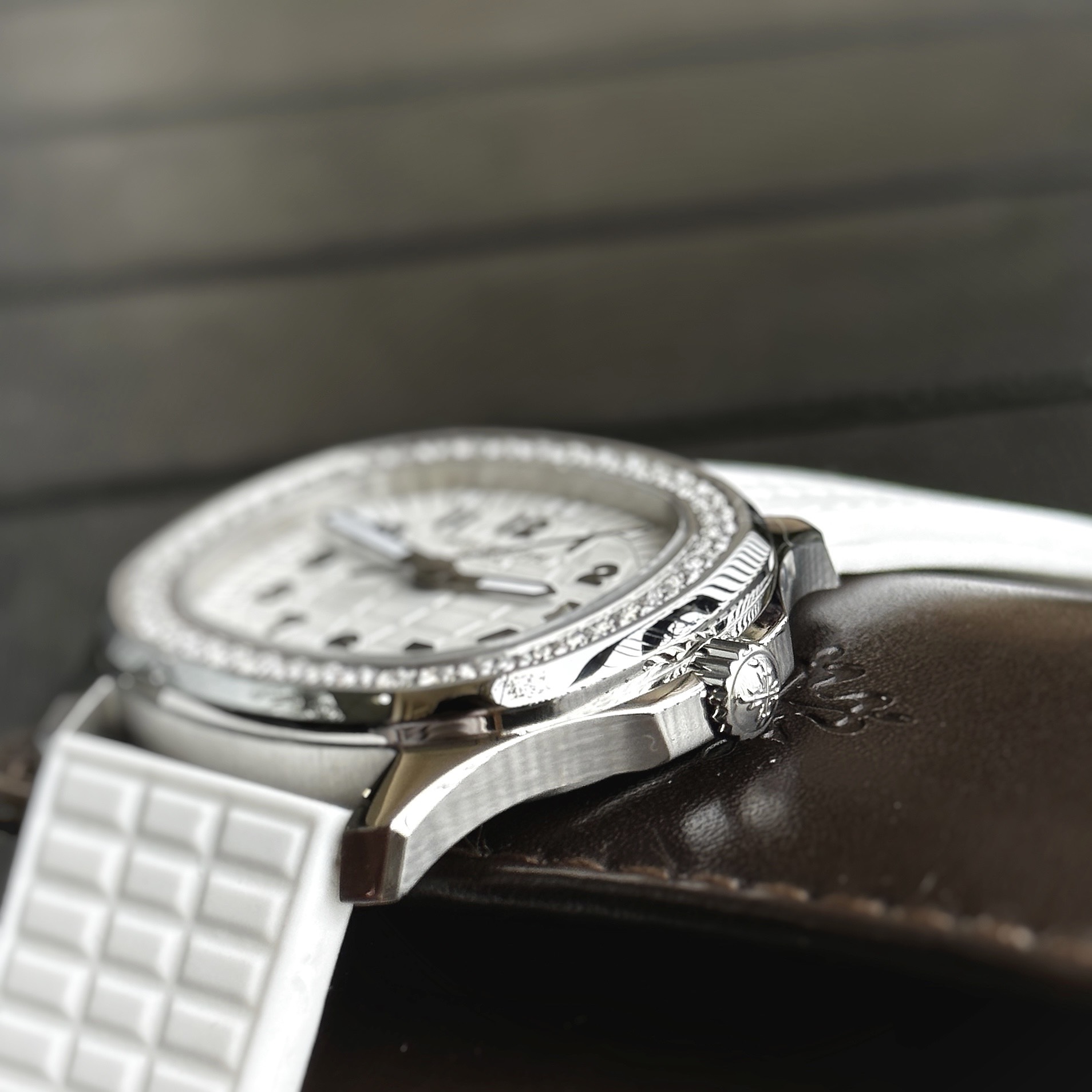 Patek Philippe Fake Watches Aquanaut 5067 White Dial PPF Factory 35.6mm - Soul Replicas