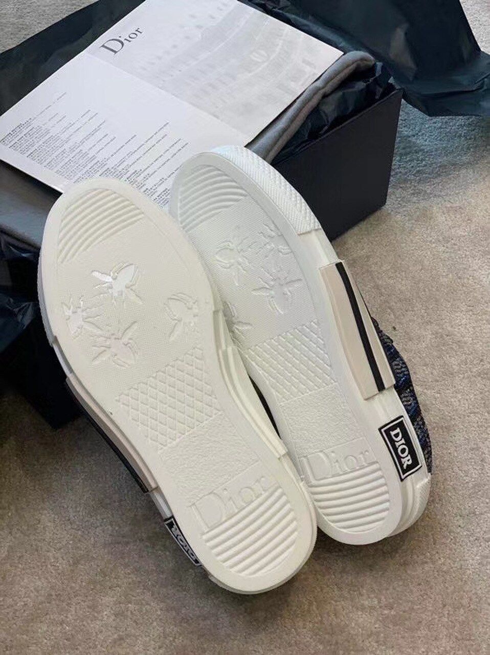 Christian Dior B23 Low-Top Sneaker Black For Women CD - Soul Replicas