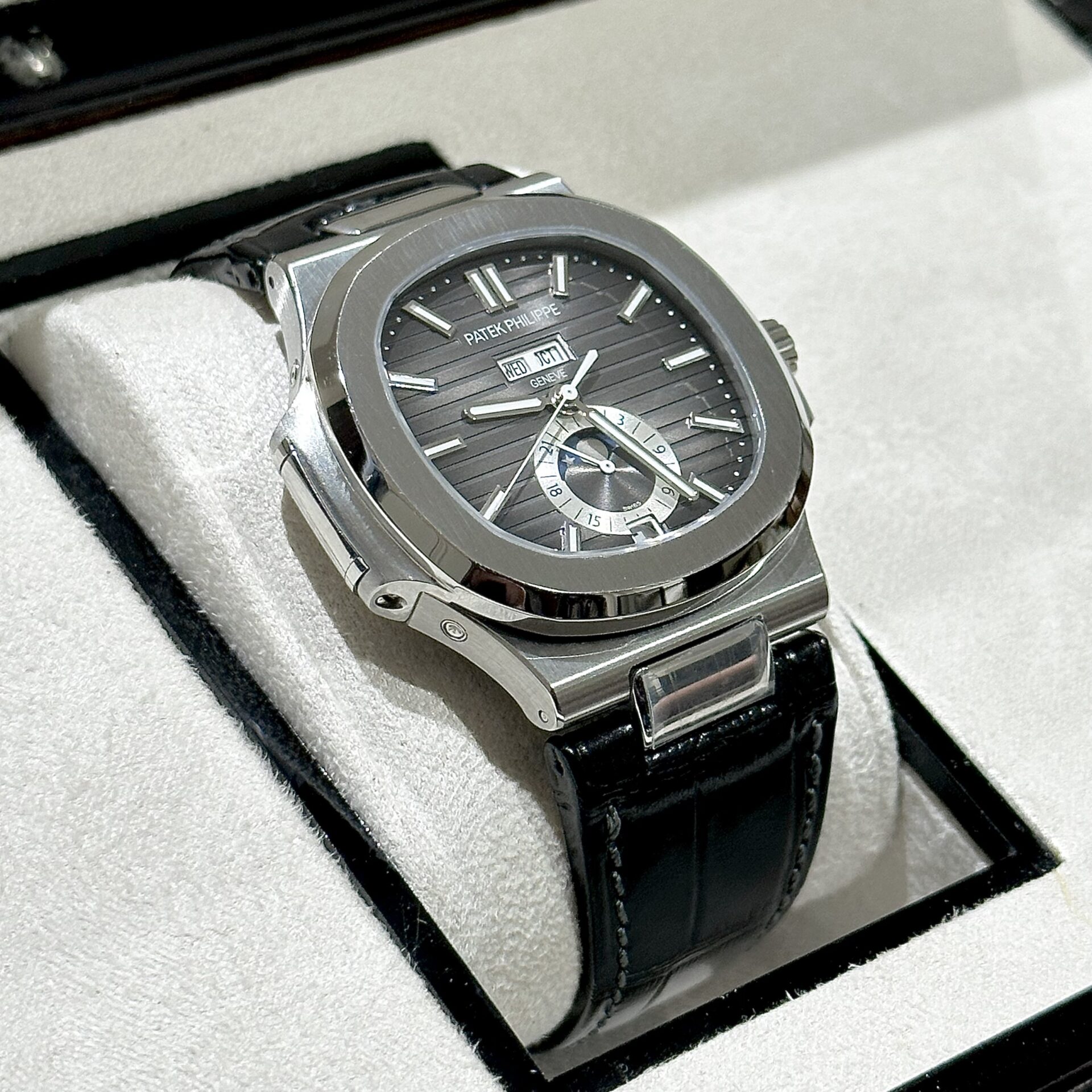 Patek Philippe Replica Watch Nautilus 5726G Gray Dial PPF Factory 40.5mm - Soul Replicas