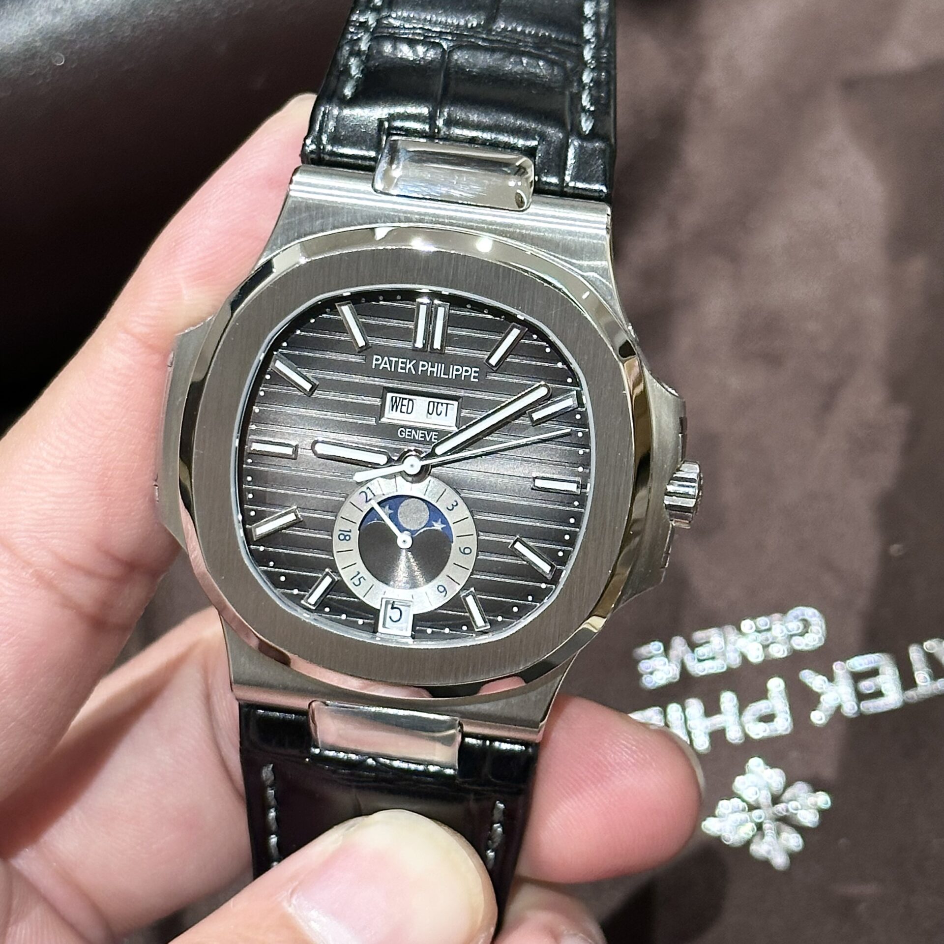 Patek Philippe Replica Watch Nautilus 5726G Gray Dial PPF Factory 40.5mm - Soul Replicas