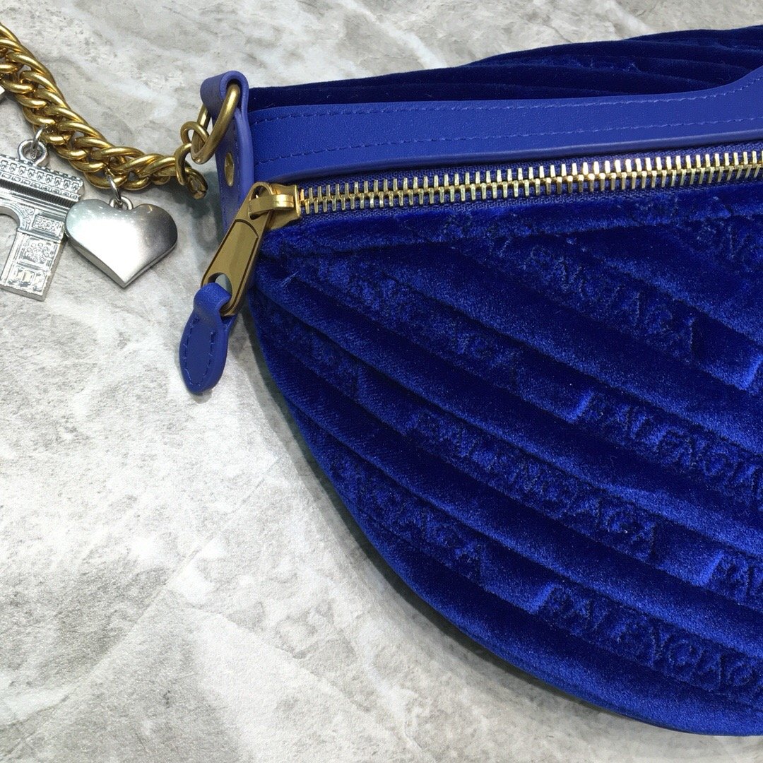 Balenciaga Souvenir XXS Belt Bag In Blue. For Women. Women-s Bags 11.8in/30cm - Soul Replicas
