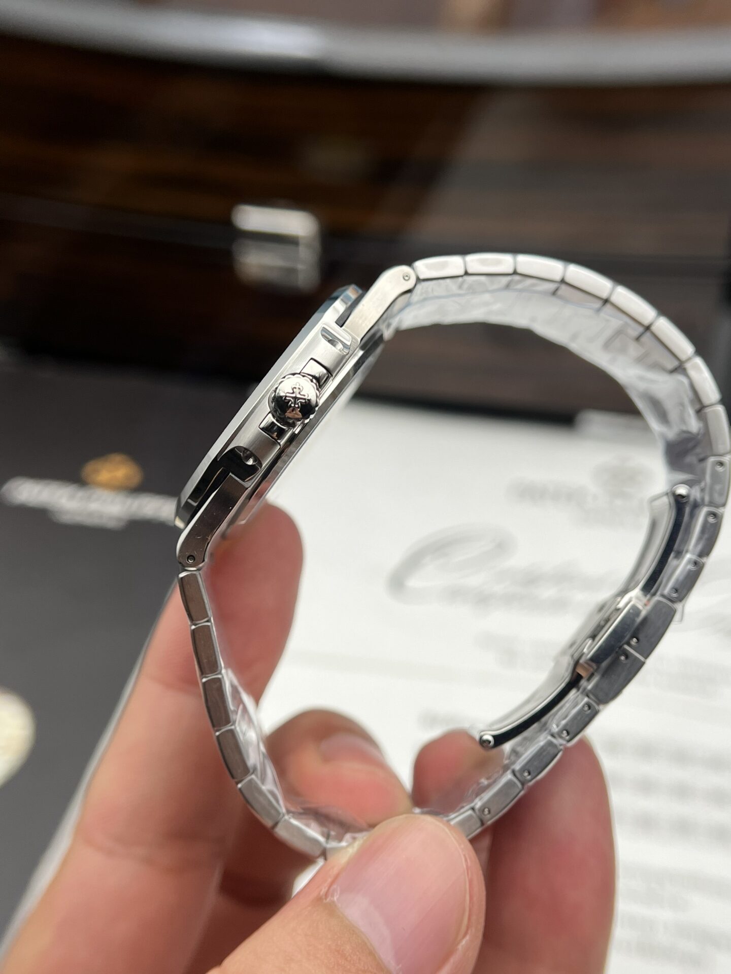 Patek Philippe Replica Watch Nautilus 5811 Blue Dial 3K Factory 41mm - Soul Replicas