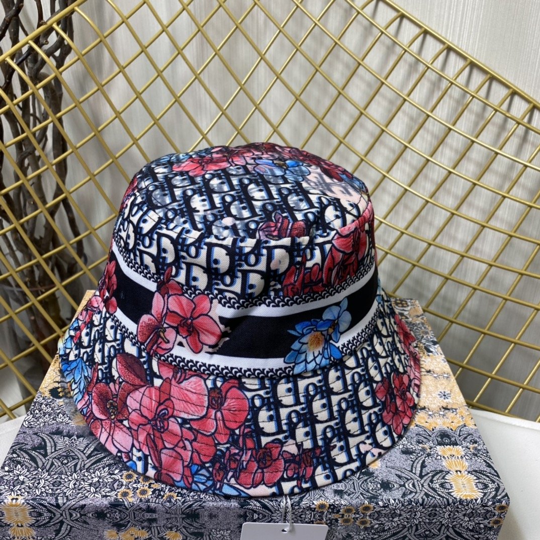 Christian Dior Jack Dior Bucket Hat With Multiple Color - Soul Replicas