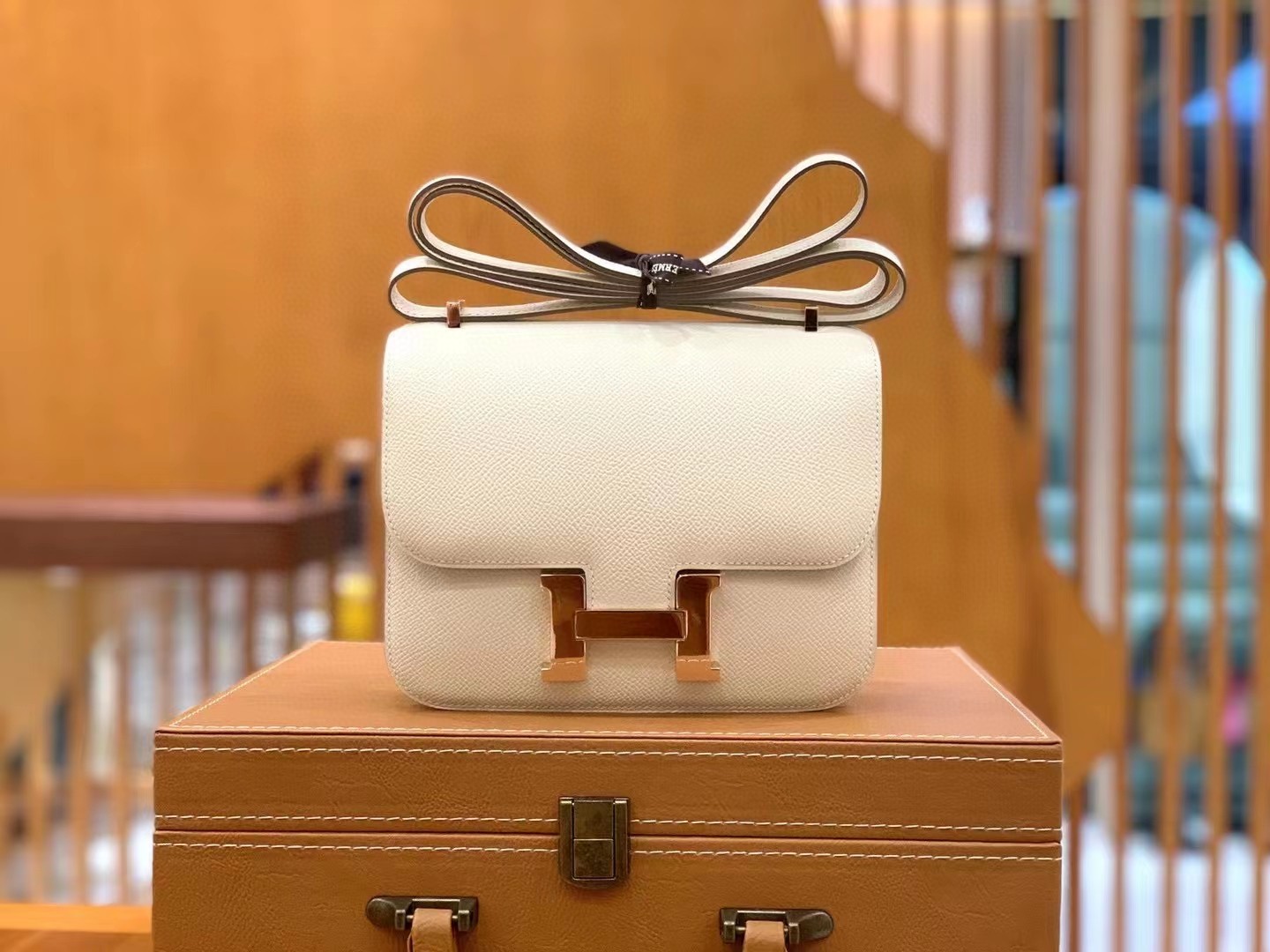 Hermes Constance 23 Epsom White For Women. Women-s Handbags. Shoulder Bags 9in/23cm - Soul Replicas