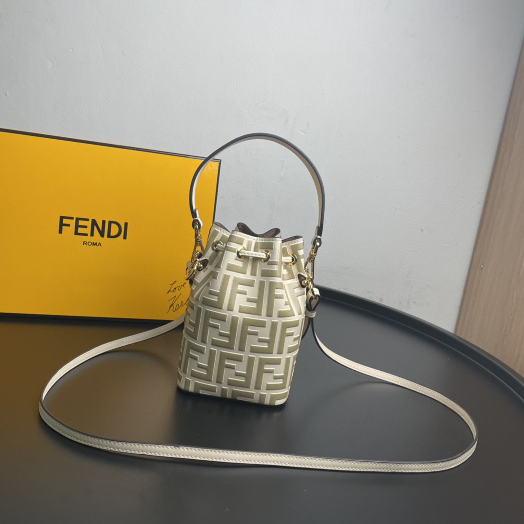 Fendi Mon Tresor Beige Mini Bag For Woman 18cm/7in 8BS010A659F174X - Soul Replicas