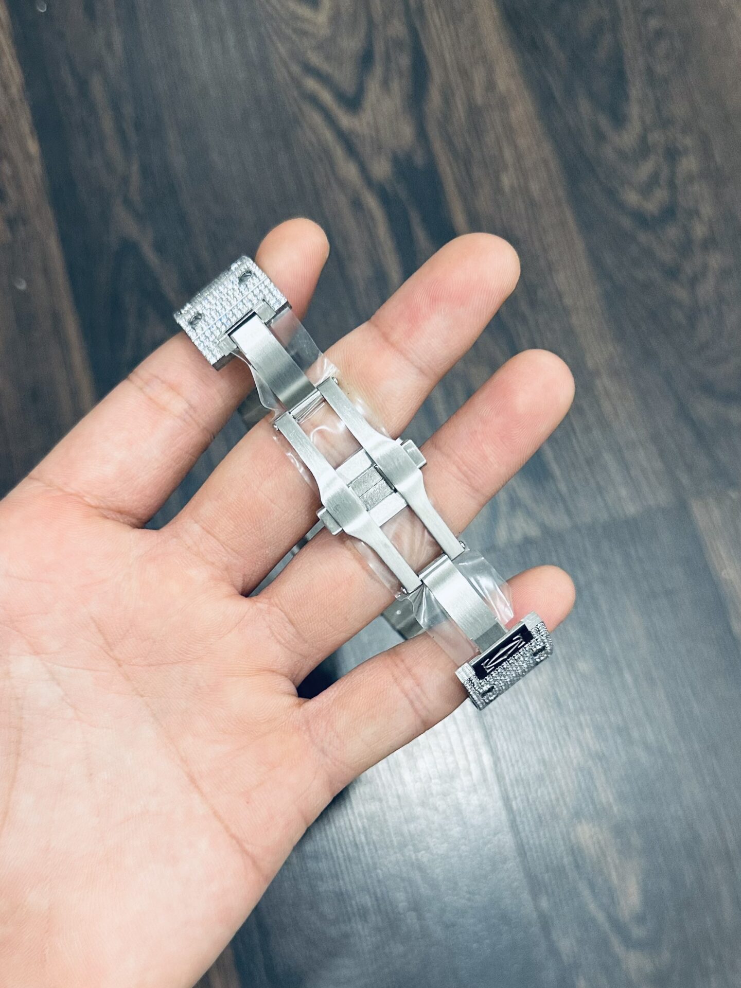 Cartier Santos Replica Watch Full CZ Metal Wire 39.8mm - Soul Replicas